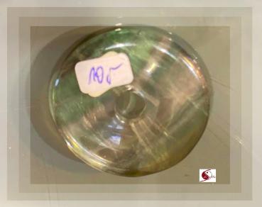 1 Donut –Fluorit– 40mm-grün hell - Ordnung/Lernstein